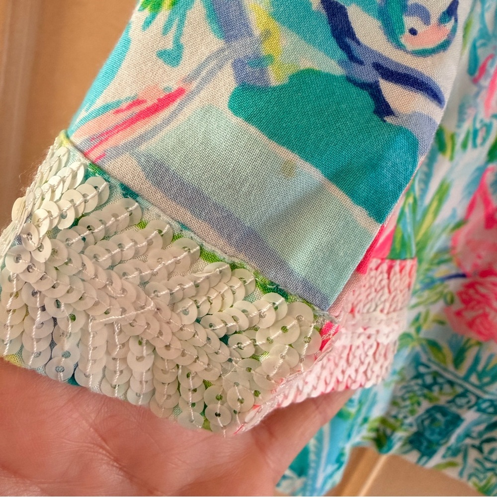 Lilly Pulitzer Renato Tunic Top in Bohemian Queen - Picture 8 of 8